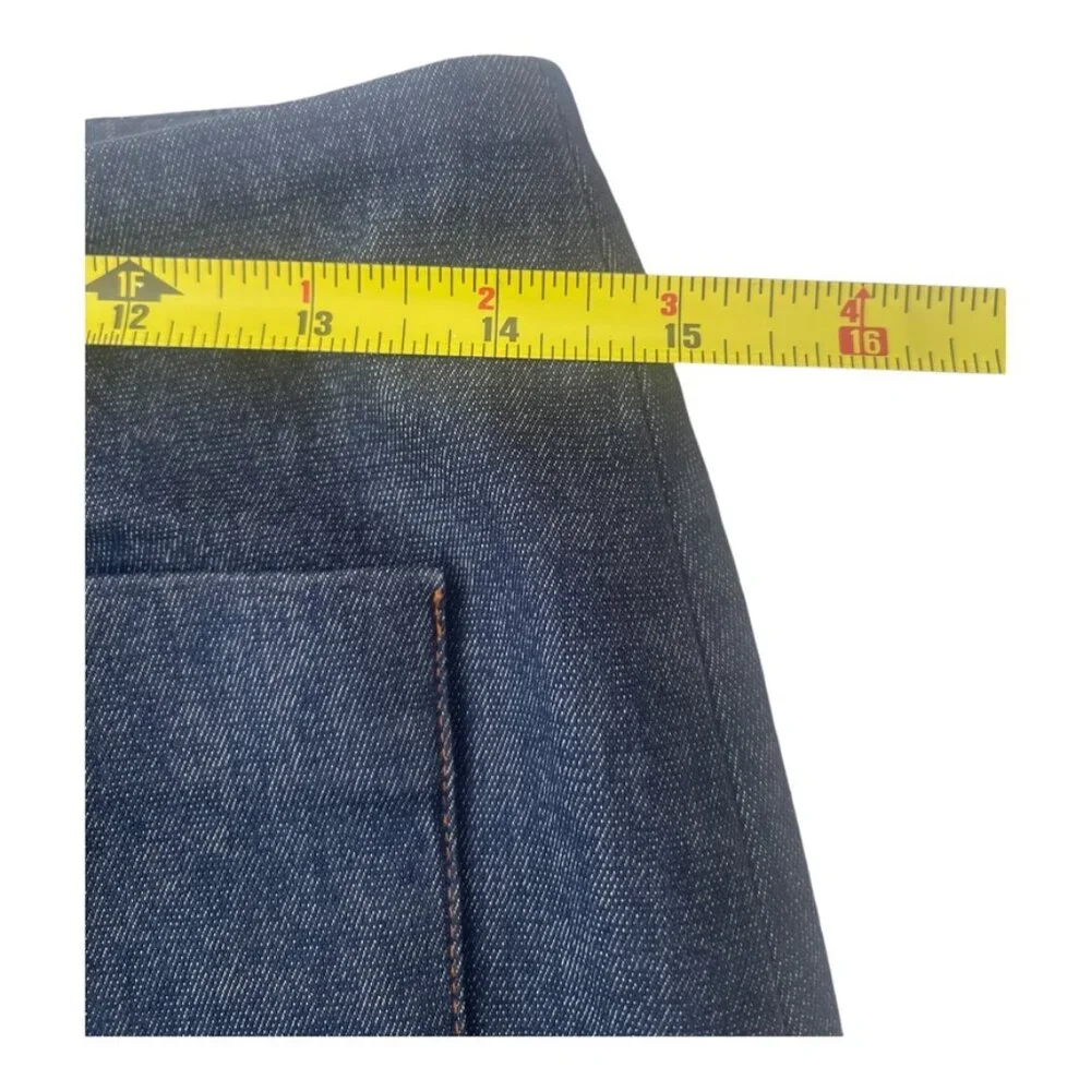 TF Atelier Paris Dark Denim mini skirt women's size 38